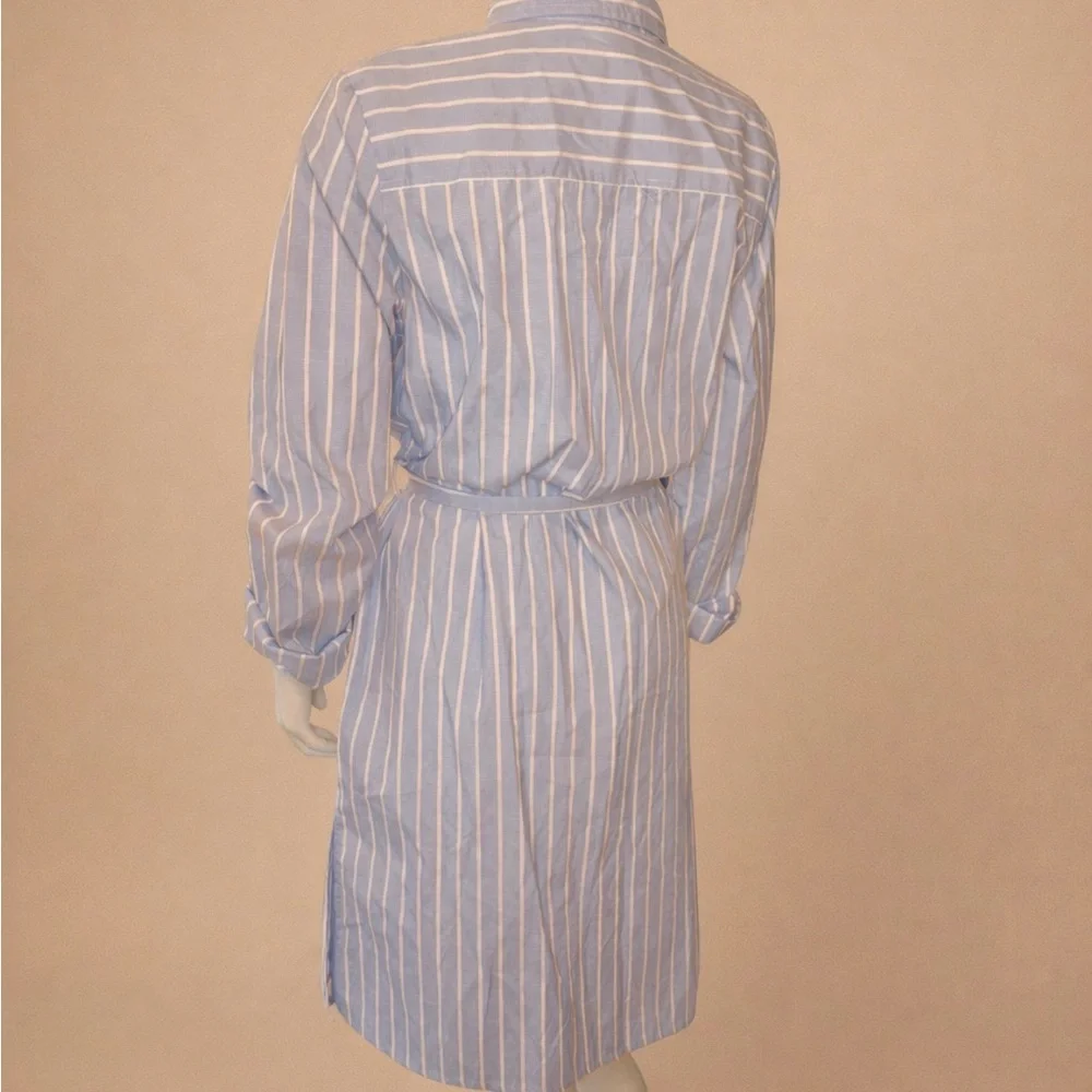 Ardene Long Sleeve Striped Dress with Tie Waist - Picture 3 of 6